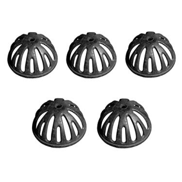 Imagem de Kit 5 Ralos Semi Esférico Tipo Abacaxi 75mm Diâmetro 3 Pol