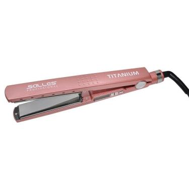 Imagem de Prancha De Cabelo Titanium Salles Professional Rosa Bivolt