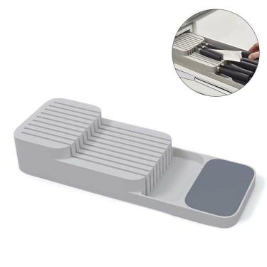 Imagem de Organizador Faca Gaveta Sebo Faqueiro Separação porta Talheres  Caixa Cozinha