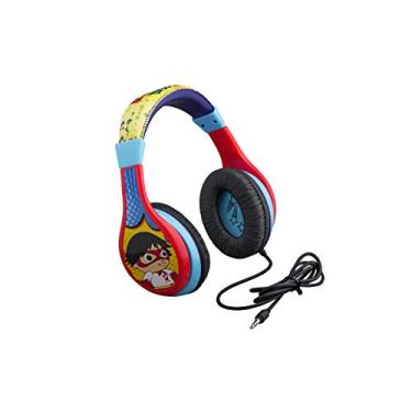 Imagem de Ryans World Kids Headphones, Adjustable Headband, Stereo Sound, 3.5Mm Jack, Wired Headphones for Kids, Tangle-Free, Volume Control, Foldable, Childrens Headphones Over Ear for School Home, Travel
