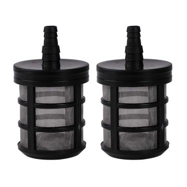 Imagem de Aimela 2 filtros de mangueira domésticos, filtros de bomba de água e filtros de criptografia de aço inoxidável são adequados para pulverizadores, arruelas de carro, bombas de óleo e equipamento industrial (tamanho: 1,9 cm - 1,2 cm).