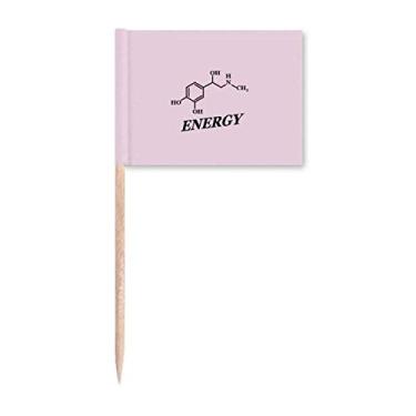 Imagem de Estrutura de força energética molecular química palito bandeiras marcadoras topo decoração de festa