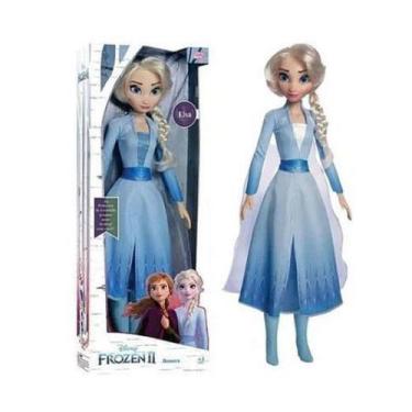 Boneca Gigante Frozen Elsa C/ Som 73cm 2838-2 em Promoção é no Buscapé