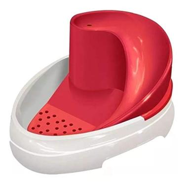 Imagem de Tobo fonte agua filtrada para caes e gatos bivolt vermelha