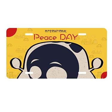 Imagem de DIYthinker Lovely Fmale Skulls of Halloween Placa de carro Decoração Dia da Paz