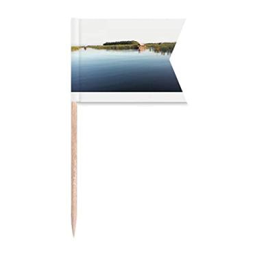 Imagem de Sparsely Populated Art Deco Gift Fashion Toothpick Flags Marcação de Etiquetagem para Bolo de Festa Comida Cheeseplate