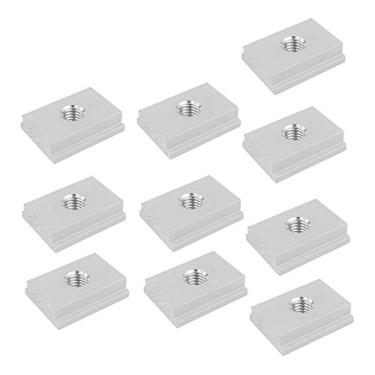 Imagem de 10 PCS M8 t- Trilha Slider Sliding Porca de Alumínio T Slot Noz para Ferramenta de Carpintaria Ferramentas Fastenador Slot YYDFPIIA
