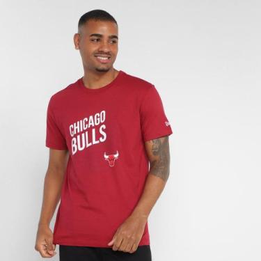 Imagem de Camiseta New Era Nba Chicago Bulls Core Ball Masculina