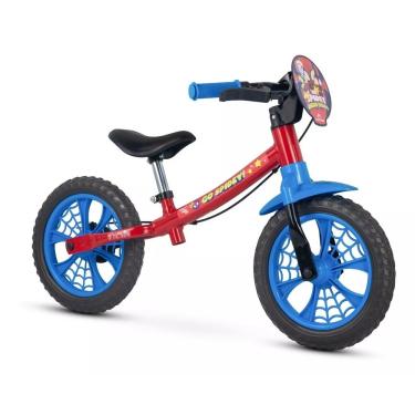 Imagem de Bicicleta Balance Bike Equilíbrio Sem Pedal Spider Man
