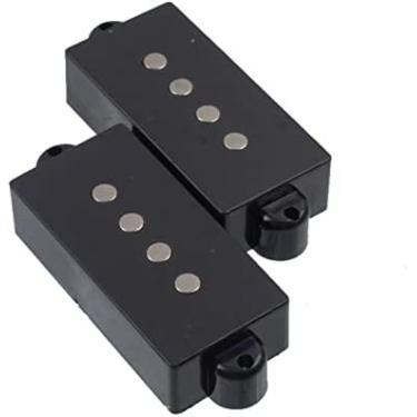 Imagem de Substituição De Captador De Guitarra Elétrica Tipo Aberto 4 Cordas De Precisão Captador De Baixo Para Peças De Baixo Elétrico Preto,YUYANAIAI