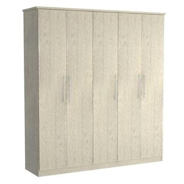 Imagem de Guarda Roupa Casal 5 Portas 2 Gavetas Foscarini Marfim Areia
