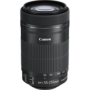 Imagem de Canon Lente teleobjetiva EF-S 55-250 mm f/4-5.6 IS STM (modelo importado)