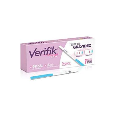 Imagem de Teste Gravidez Verifik Tira + Coletor Superior a 99%, Alamar