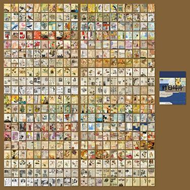 Imagem de 400 peças de papel vintage para scrapbook kits de artesanato de colagem, álbuns, molduras estéticas