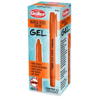 Imagem de Marca Texto Crayon Gel 12 unidades laranja