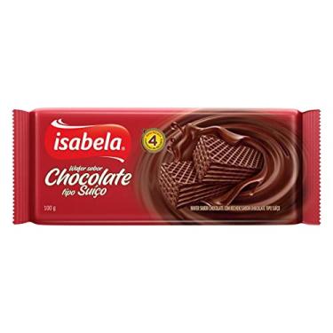 Imagem de ISABELA Biscoito Wafer Chocolate Recheio Chocolate Suíço Isabela Pacote 100G