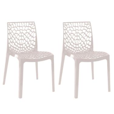 Imagem de Kit com 2 Cadeiras Gruvyer Estrutura em Polipropileno Fratini