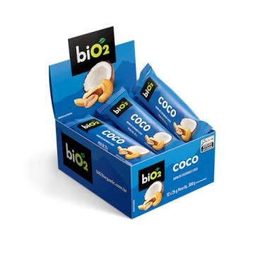 Imagem de biO2 Display Barra de Castanhas e Frutas Nuts Coco, 12 unidades de 25 g, Vegana e sem Glúten
