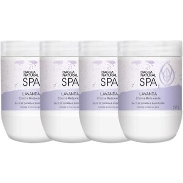 Imagem de 4UN Creme Massagem Relaxante SPA Lavanda 650G DAgua Natural