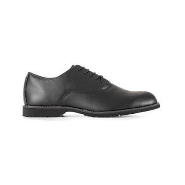 Imagem de 5.11 Sapato masculino tático Oxford uniforme - couro clássico, sola Vibram - calçado social militar premium, preto, 41 regular, estilo 12469