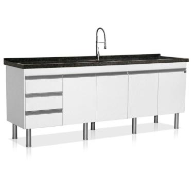 Imagem de Gabinete de Cozinha Salvador para Pia de 1,94 m