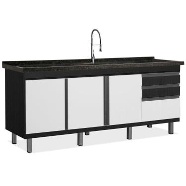 Imagem de Gabinete de Cozinha Vitória para Pia de 1,94 m