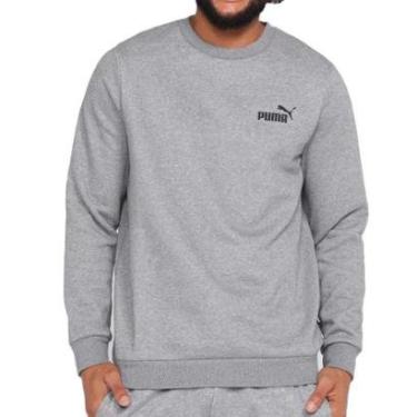 Imagem de Moletom Puma Careca Essentials Small Logo Mescla-Masculino