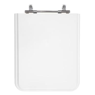 Imagem de SICMOL, Assento Sanitário Square Branco Tampa Para Vaso Incepa De Madeira Laqueada - Sb