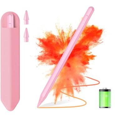 Imagem de Caneta Stylus para iPad 2018-2025 com rejeição de palma, Apple Pencil para Pad de 11ª/10ª/9ª/8ª/7ª/6ª geração, iPad Pro 11/12,9 polegadas, iPad Air 2025, 27,9 e 13 polegadas (M3/2), 5ª/4ª/3ª geração