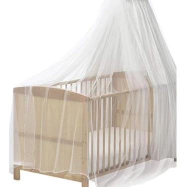 Imagem de Mosquiteiro Berço Bebê Teto Rede Tela Mosquiteira Véu Tule Cama Cortinado