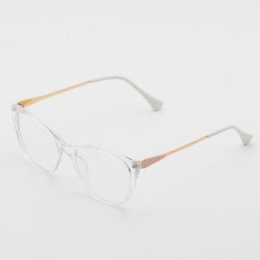 Imagem de Armação Óculos de Grau Feminina Acetato Gatinha/ Anita- Óculos Sunrise-Feminino