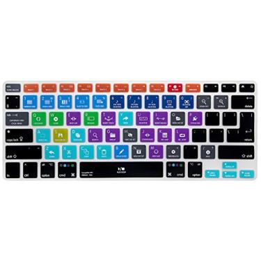Imagem de HRH Ableton Live Shortcuts Capa de silicone para teclado para MacBook Air 13, MacBook Pro13/15/17 (com ou sem tela retina, versão 2015 ou mais antiga), para iMac antigo, layout dos EUA e Europa