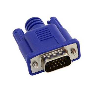 Imagem de cablecc Adaptador de exibição virtual VGA RGB Monitor fictício Plug Headless Ghost Display Emulator 1920x1080p @60Hz