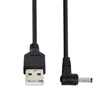 Imagem de chenyang CY USB 2.0 macho para 3,5 mm 1,35 mm DC plugue barril 5v ângulo reto 90 graus cabo 100 cm