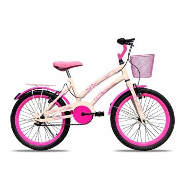 Imagem de Bicicleta Infantil Celina Aro 20 Colli - Bege/Rosa
