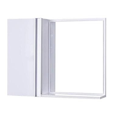 Imagem de Armário para Banheiro com Espelho Branco Barra Vertical