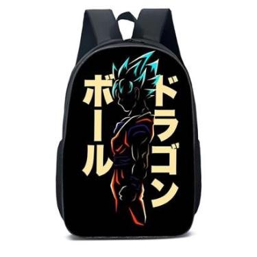 Imagem de MOCHILA ESCOLA INFANTIL JUVENIL ANIME MENINO GOKU-Unissex