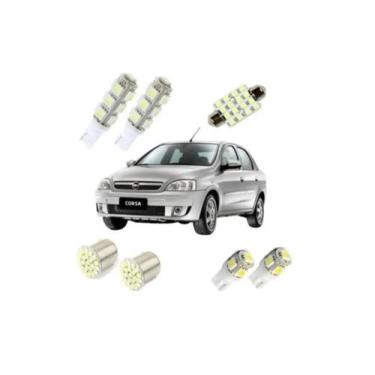 Imagem de Kit Lâmpada Led Chevrolet Gm Corsa Joy Maxx Hatch Sedan - Blue Lion, 1