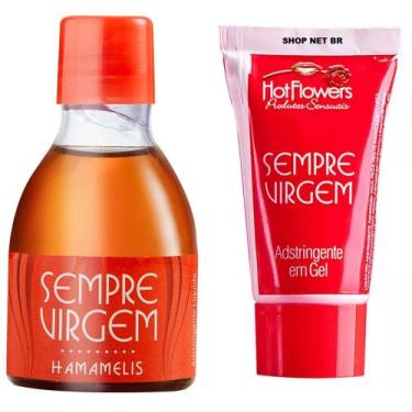 Imagem de Adstringente Sempre Virgem Hamamelis Liquido 50ml  e gel 25g Fique ape