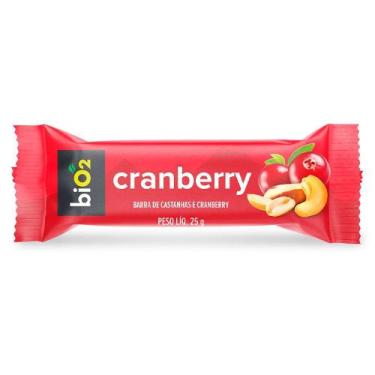 Imagem de Barra de Castanhas e Cranberry biO2 25g