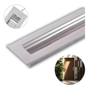 Imagem de Puxador Armario 20Cm Concha Cozinha Porta Madeira Invisivel - AGS