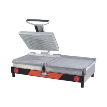 Imagem de Sanduicheira a Gás Conjugada Gigante Chapa Estriada SCGE-G Croydon