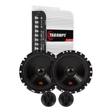 Imagem de Módulo Taramps TS400x4 Fio + Kit 2 Vias 6  JBL FLEX4 62VFX55 110 Watts