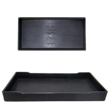 Imagem de Bandeja de Plástico Resistente p/ Decoração Mini 20x10cm - Fx