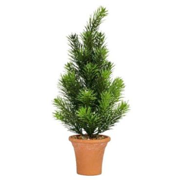 Imagem de Enfeite Vaso Plástico Com Pinheiro Natal 41 cm Magizi Natal, UNIC, COL
