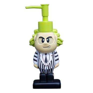 Imagem de Beetlejuice Dispensador de bomba de sabonete/loção/desinfetante para as mãos de Halloween, 76,5 g, (produto oficialmente licenciado) pela Franco Collectibles