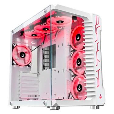 Imagem de Gabinete Gamer Rise Mode Galaxy Glass S/Fan S/Fonte MidTower Lateral/F