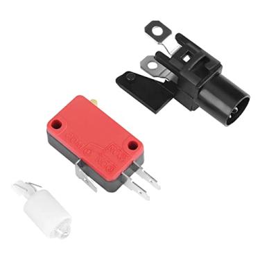 Imagem de Substituição Maciça do Console da Convexidade do Diodo Emissor de Luz do Botão da Arcada de 100mm para Máquinas de Venda Automática Interativas (100#-branco+interruptor de três