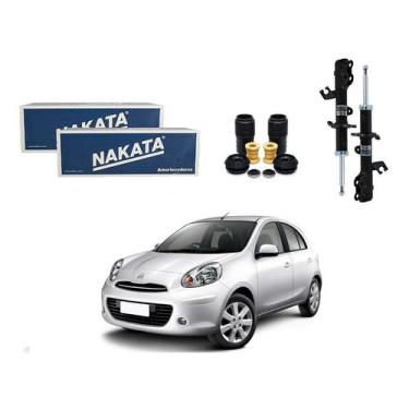 Imagem de Kit Amortecedor Dianteiro March 1.0 1.6 2012 A 2014 - Nakata
