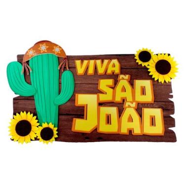 Imagem de Enfeite Painel Festa Junina Viva São João - 01 unid - piffer